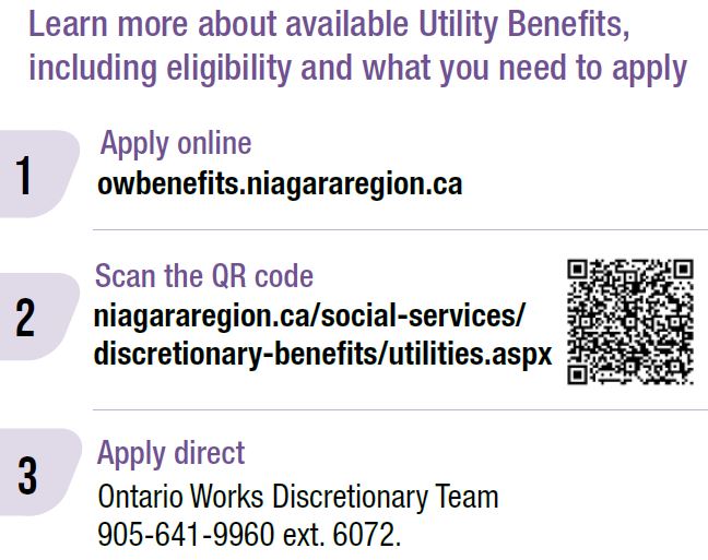 Utility Benefits Program Contact Information
