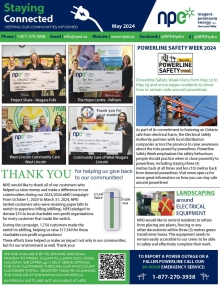 A screenshot of NPEI's newsletter