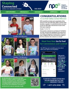 the front page of the July NPEI Newsletter