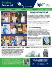 the front page of the NPEI August Newsletter